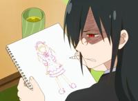 小林家的龙女仆：众人手绘女仆装，他的画风可爱，小林却都不喜欢