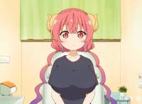 小林家的龙女仆03，康娜惩罚才川按摩肚子，小林喜欢女仆cosplay