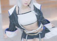 从零开始的魔法书零cos舰娘岛风般的妆容，美轮美奂