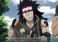 妖精的尾巴：伽吉鲁在对蕾比用俘虏之术，只不过这次的目的却不同