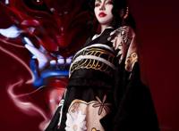 鬼灭之刃女装版鬼舞辻无惨cosplay，那高高在上鬼绝对的支配者