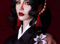 鬼灭之刃女装版鬼舞辻无惨cosplay，那高高在上鬼绝对的支配者