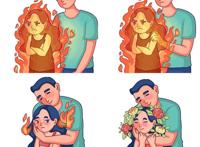 “四格情侣漫画”国外爆火，爱情最美的样子：是你超丑、我也超爱