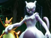 超梦的逆袭：真假宝可梦谁更强？喵喵明智，皮卡丘挨打惹小智心疼