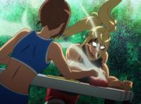 流汗吧健身少女是战斗番？画风JO化，怪力少女“响”的夺冠之路