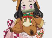 鬼灭之刃过圣诞，炭治郎化身圣诞老人，米豆子成为可爱小麋鹿