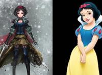 当迪士尼公主身处战场，艾莎变法师惊艳，白雪公主变战士荣耀悲壮