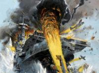 漫画绘本：来自海洋与天空的激烈鏖战-二战风云原画欣赏