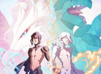 当神奇宝贝拟人化，伊布仙子秒变贵兄，黑白龙行为也太基情了！