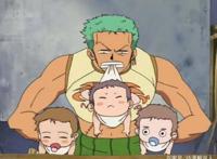 动漫中最搞笑的四位“奶爸”，男鹿辰巳运气最后，索隆最可怜！