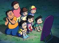 哆啦A梦：美颜最过分的一集，胖虎变成了俊男，蓝胖子换脸又换身