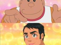 哆啦A梦：美颜最过分的一集，胖虎变成了俊男，蓝胖子换脸又换身