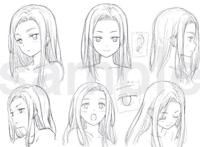 TV动画「剃须。然后捡到女高中生」追加角色设定图