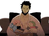 海贼王：第一剑豪鹰眼化身奶爸，带孩子专业度号称世界最强