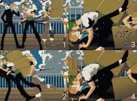 海贼王：“索香”漫画五则，索大化身纯爱大神，山治穿上女仆装