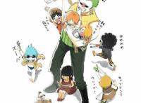 海贼王趣图：路飞穿淡黄长裙出场！索隆再次化身奶爸