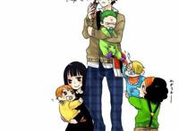 海贼王趣图：路飞穿淡黄长裙出场！索隆再次化身奶爸