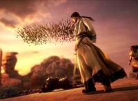 秦时明月：残月谷经典重制，百步飞剑横扫三百秦军！