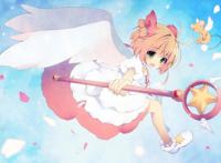 魔卡少女樱：可爱少女木之本樱插画特辑，她美得像个公主哦