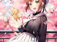 魔卡少女樱：可爱少女木之本樱插画特辑，她美得像个公主哦