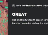 《瑞克与莫蒂》第四季IGN8分：质量虽有波动但还是很香