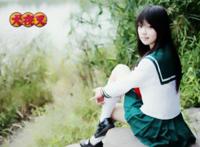《犬夜叉》七大cosplay，戈薇面如桃花，杀生丸是倾世美男子