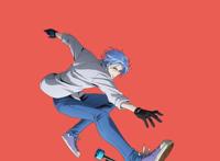 《无限滑板》驰河兰加，全面屏壁纸，天然呆是坠牛的