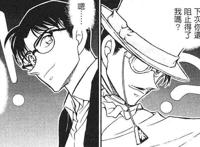 在名侦探柯南里，工藤新一和黑羽快斗之间有着一段微妙的关系