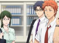 《宅男腐女恋爱真难》动画第2话先行图前辈打出神助攻