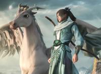 《天行九歌》紫女散发仙气飘飘，麒麟和张良很搭，红莲的建模好看