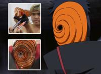 泰国小哥cos带土，用拖鞋还原脸上伤疤，带土神威收不住了