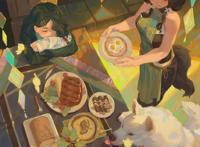 令人羡慕的“一人一狗”生活模式，但直男表示：这女生的腿有点粗