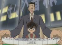 《名侦探柯南》中国元素，小五郎喜欢麻将，看到熊猫：顶不住啊！