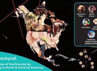 全球十年最受欢迎动漫：火影忍者占据全球，全职猎人远渡至南极