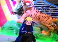 南京红山动物园，别样的“寒冷”，冰天雪地，冰雕展