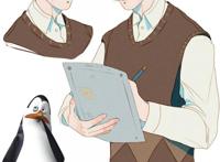 《马达加斯加》企鹅拟人，老大有点帅气，老三有点恐怖