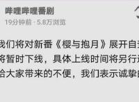 B站下线新番《樱与抱月》引网友不满，《天官赐福》恐被波及