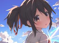 《你的名字》中的经典句子和美图,九月露湿,待君之前