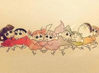 这版的薇薇和娜美喜欢吗？蜡笔小新风格的海贼王与名侦探柯南