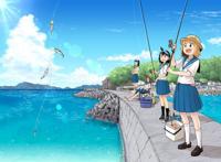 动画工房新一季的萌系日常番！可爱少女海边钓鱼你看吗？