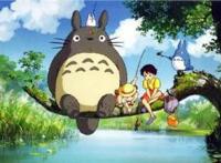 宫崎骏一部精美动漫龙猫，无论画风还是剧情都让人非常轻松和感动