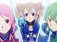 刀剑神域爱丽丝篇14话预告：桐人的援军到达，亚丝娜开心的笑了