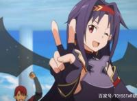 《刀剑神域》亚丝娜优纪圣诞“发糖”，软萌萌女友莉兹可爱爆棚