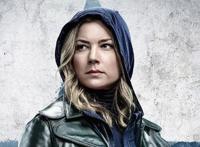 《美国队长4》动漫展海报，暗示莎伦·卡特仍是一个亦正亦邪的角色