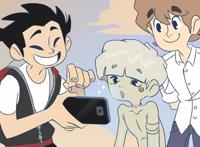 小美人鱼的哥哥照相感到自卑，两个男主乐于助人，情商果然挺高的