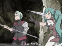 这部新番妹子绑着双马尾，长相酷似初音未来，新老婆预定！