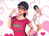 叶罗丽：动漫中思思的服装造型很多，漫画版的她也一样造型百变