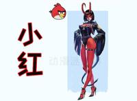 《愤怒的小鸟》拟人化：小红像大反派，小黑又酷又辣、御姐范拉满
