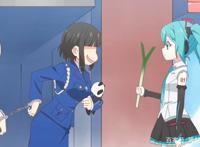 邪神与厨二病少女第3话初音未来客串剧情可怜的葱娘被当街抓走