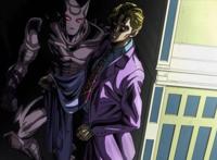 JOJO的奇妙冒险不灭钻石，吉良吉影的第一枯萎穿心攻击